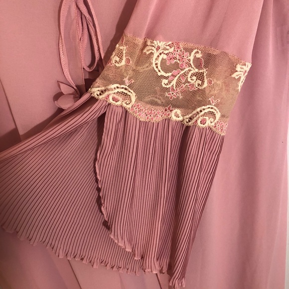 VINTAGE 60s/70s style pink negligee - Picture 4 of 4